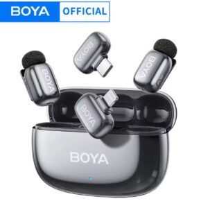 מיקרופון אלחוטי BOYA Mini 2 Lavalier