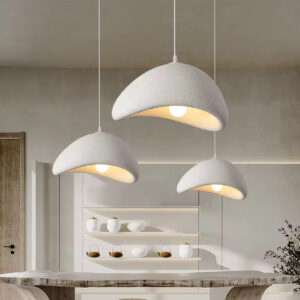 מנורת תלייה מודרנית בסגנון Wabi Sabi