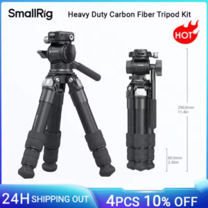 חצובת מצלמה SmallRig עם ראש וידאו דגם 5025
